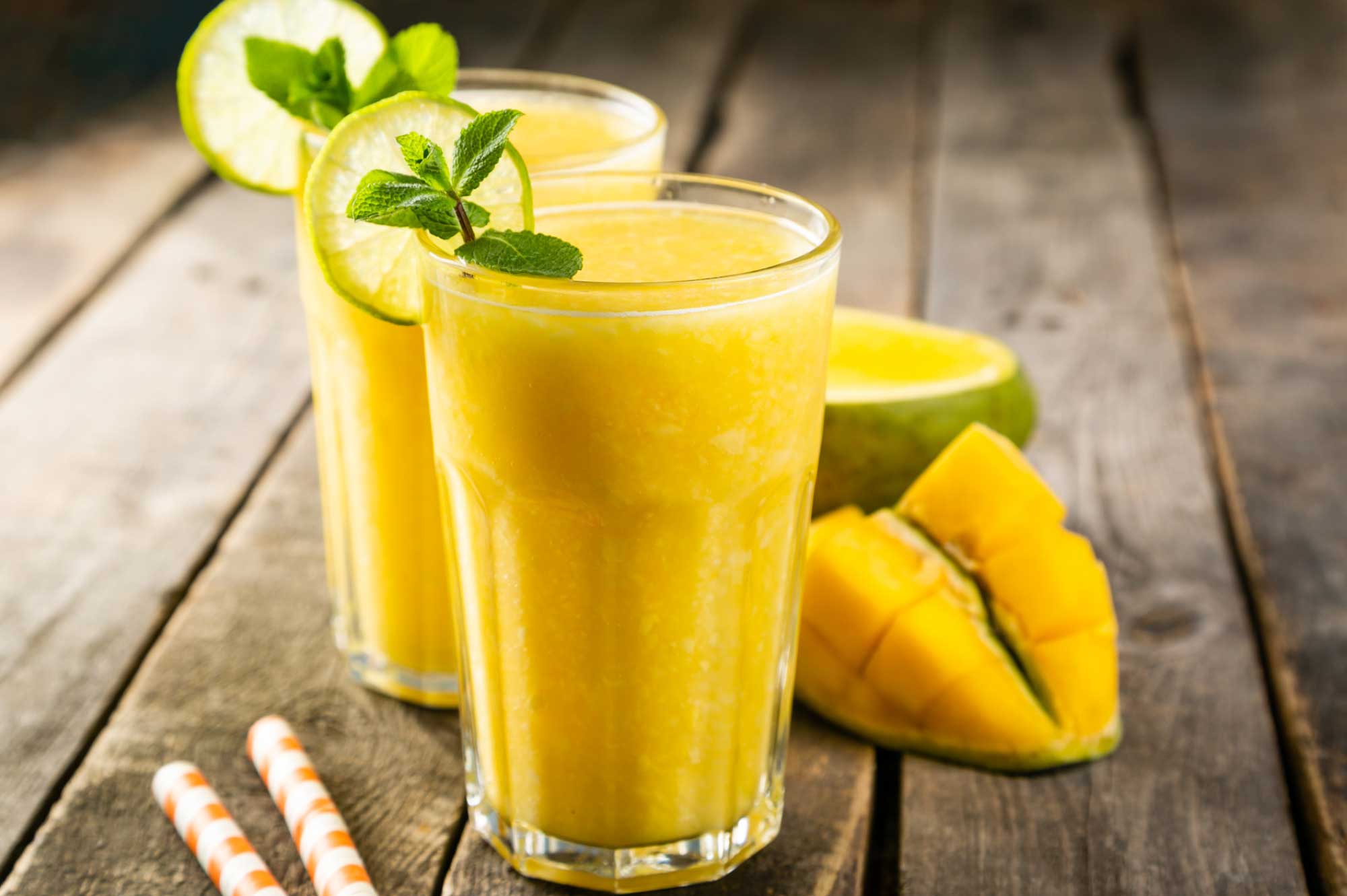 Recept smoothie mango appel citroen en munt | Bedrijfscatering | De Groene Artisanen