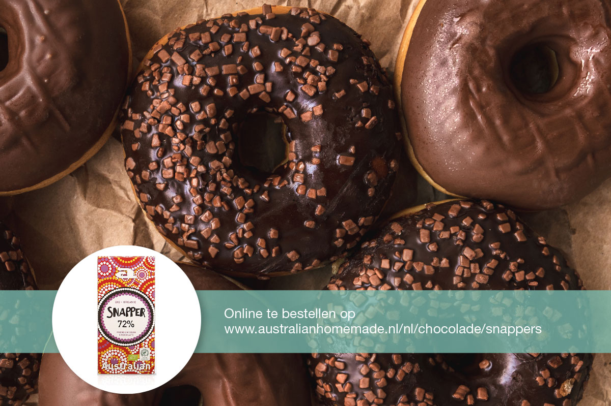 Recept homemade donuts met chocolade DGA