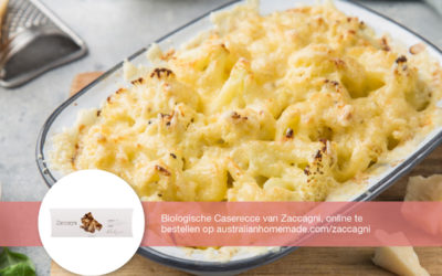 Gegratineerde bloemkool met citroen en Parmezaan