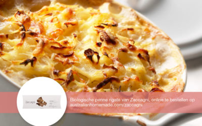 Gegratineerde witlof met champignons