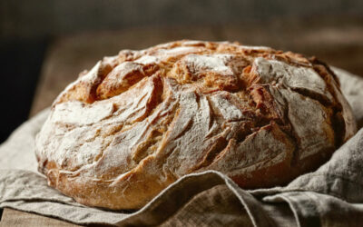 Speltbrood met asperges en ei