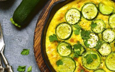 Omelet met courgette uit de oven